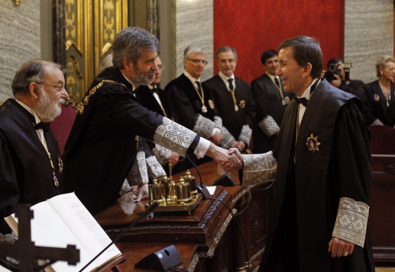 Manuel Moix, durante su acto de toma de posesión como fiscal jefe Anticorrupción. Manuel Moix, durante su acto de toma de posesión como fiscal jefe Anticorrupción.