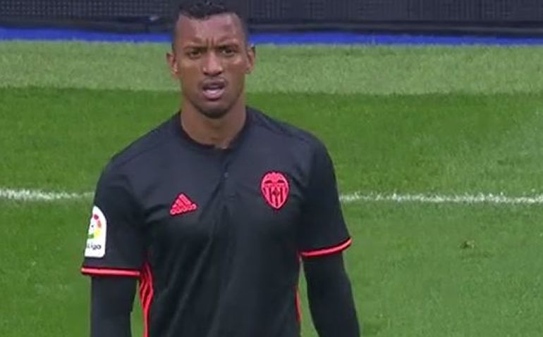 Nani, en el momento de ser sustituido por Voro Nani, en el momento de ser sustituido por Voro