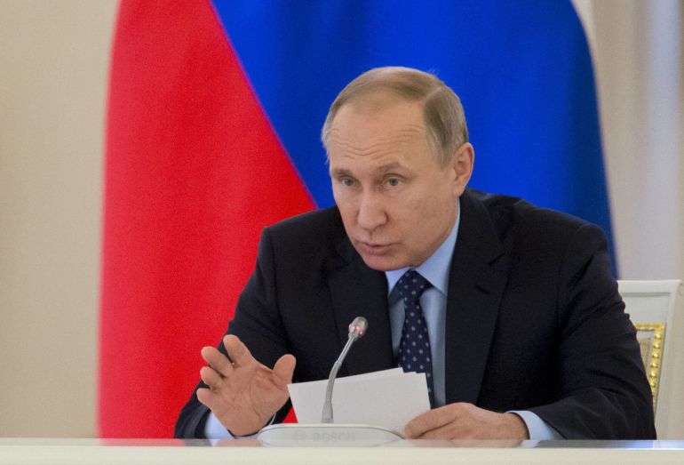 El presidente ruso, Vladimir Putin El presidente ruso, Vladimir Putin