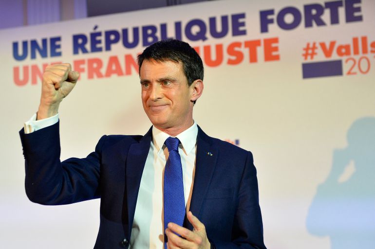 El exprimer ministro socialista Manuel Valls. El exprimer ministro socialista Manuel Valls.