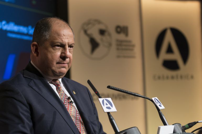 El Presidente de Costa Rica, Luis Guillermo Solís, en un acto organizado por la Casa de América en Madrid El Presidente de Costa Rica, Luis Guillermo Solís, en un acto organizado por la Casa de América en Madrid