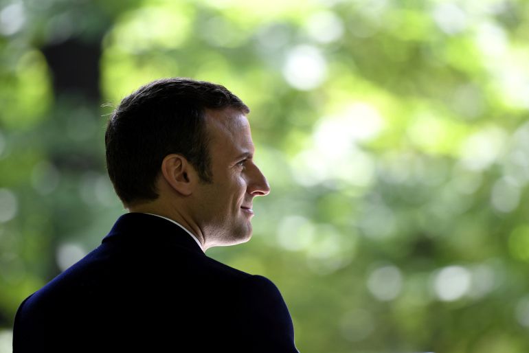 El nuevo presidente electo de Francia, Emmanuel Macron, durante un acto El nuevo presidente electo de Francia, Emmanuel Macron, durante un acto