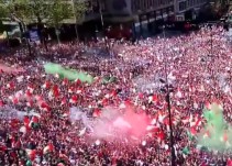 La fiesta del Feyenoord tras ganar la Liga 18 años después