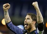 GRA600. VIGO (PONTEVEDRA), 17/05/2017.- El defensa del Real Madrid Sergio Ramos celebra tras marcar el tercer gol ante el Celta, durante el partido de Liga en Primera División que disputan esta noche en el estadio de Balaídos, en Vigo. EFE/Lavandeira Jr.