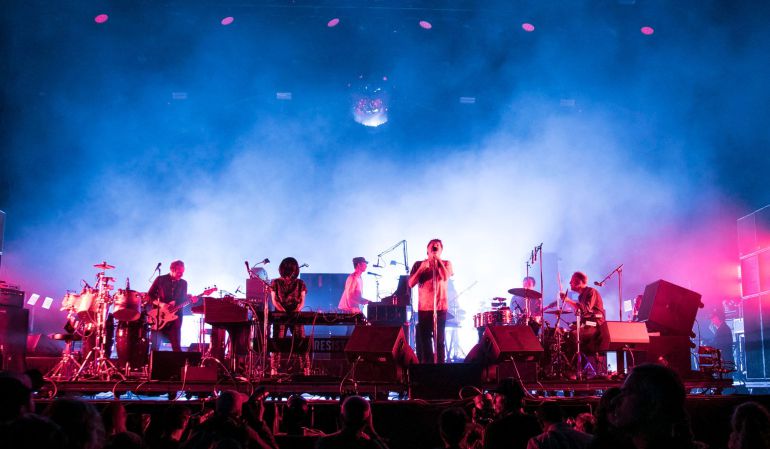 La banda LCD Soundsystem durante una actuación en Atlanta La banda LCD Soundsystem durante una actuación en Atlanta