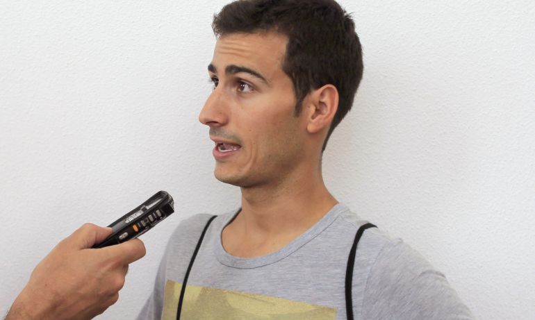 Mario Mola, durante su entrevista con la agencia EFE con motivo de la Copa del Mundo de Madrid Mario Mola, durante su entrevista con la agencia EFE con motivo de la Copa del Mundo de Madrid