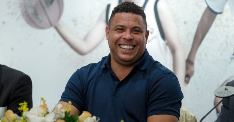 Ronaldo, durante un acto promocional en Hong Kong Ronaldo, durante un acto promocional en Hong Kong