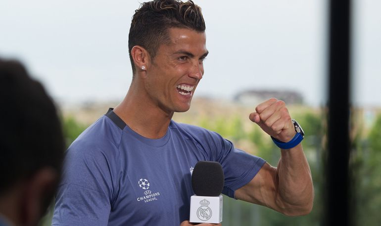Cristiano Ronaldo, en su entrevista a Real Madrid TV Cristiano Ronaldo, en su entrevista a Real Madrid TV