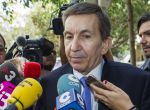 GRA118 PALMA DE MALLORCA (Islas Baleares),31/5/2017.- El fiscal jefe Anticorrupción, Manuel Moix, contesta a las preguntas de los periodistas poco antes de la reunión que ha mantenido hoy en Palma de Mallorca con el fiscal jefe de Baleares, Bartolome Barcelo.EFE/CATI CLADERA