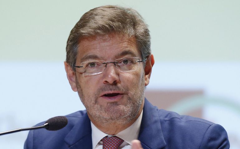 El ministro de Justicia, Rafael Catala, durante su intervención en la XIV Asamblea Nacional de Graduados Sociales El ministro de Justicia, Rafael Catala, durante su intervención en la XIV Asamblea Nacional de Graduados Sociales