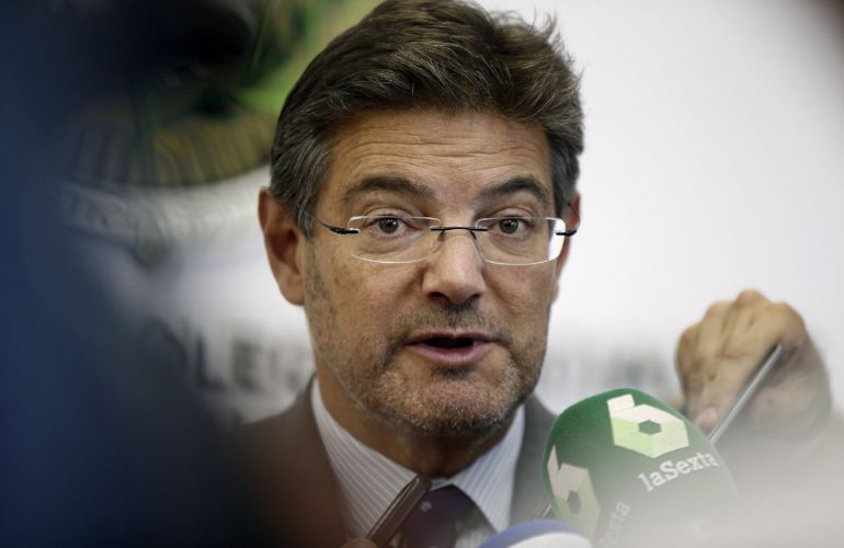 El ministro de Justicia, Rafael Catalá. El ministro de Justicia, Rafael Catalá.
