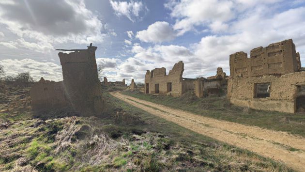 Zona de Valladolid donde fueron abandonados los cadáveres de los perros Zona de Valladolid donde fueron abandonados los cadáveres de los perros