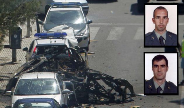 Diego Salvá y Carlos Sáenz de Tejada, muertos por una bomba lapa de ETA. Diego Salvá y Carlos Sáenz de Tejada, muertos por una bomba lapa de ETA.