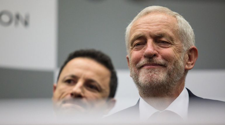 El líder laborista, Jeremy Corbyn. El líder laborista, Jeremy Corbyn.