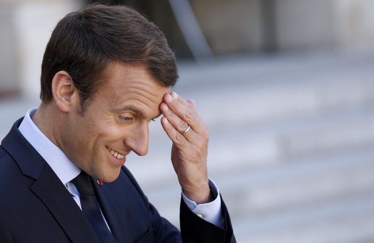 El presidente francés, Emmanuel Macron El presidente francés, Emmanuel Macron