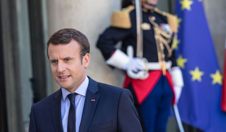 El presidente francés Emmanuel Macron El presidente francés Emmanuel Macron