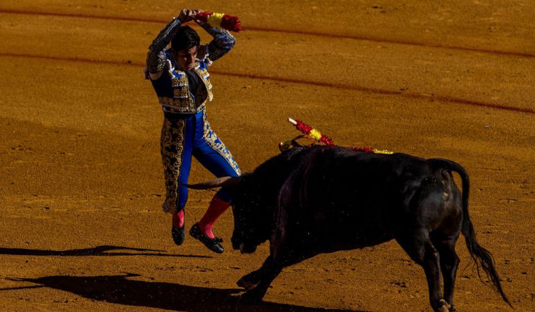 Fran Rivera durante una corrida. Fran Rivera durante una corrida.