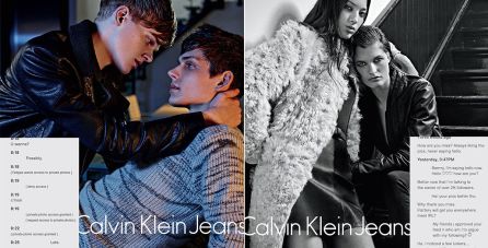 Campaña de Mario Sorrenti con Calvin Klein. Campaña de Mario Sorrenti con Calvin Klein.