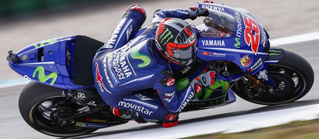 Viñales sufrió una caída en Assen y cedió el liderato Viñales sufrió una caída en Assen y cedió el liderato