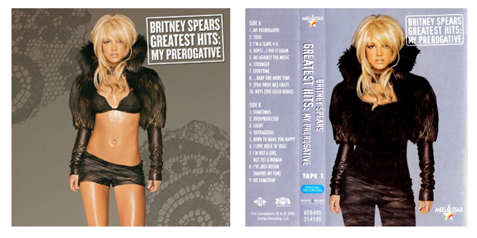 Britney Spears es una de las más damnificadas por los cambios. Esta es la nueva versión de su 'Greatest Hits'. Britney Spears es una de las más damnificadas por los cambios. Esta es la nueva versión de su 'Greatest Hits'.