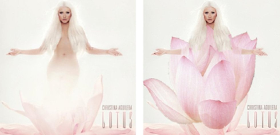 En 'Lotus', Christina Aguilera pasó a estar metida dentro de una flor. En 'Lotus', Christina Aguilera pasó a estar metida dentro de una flor.