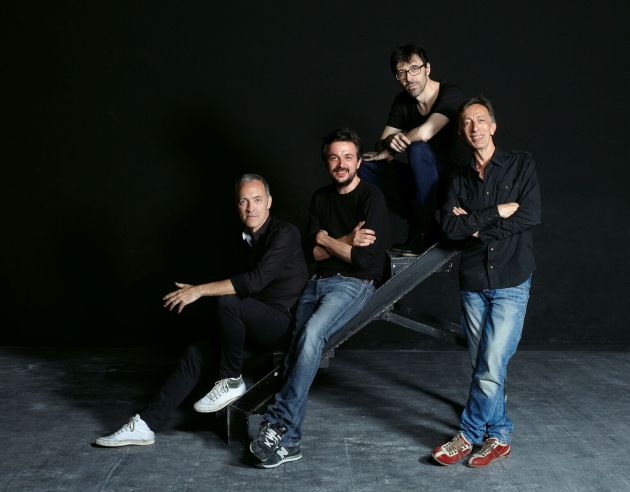 Equipo gestor del Pavón Teatro Kamikaze: Miguel del Arco, Jordi Buxó, Israel Elejalde y Aitor Tejada Equipo gestor del Pavón Teatro Kamikaze: Miguel del Arco, Jordi Buxó, Israel Elejalde y Aitor Tejada