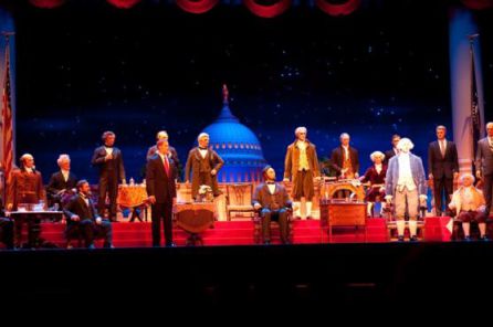 Imagen del Salón de Presidentes donde se incluirá la figura de Trump. Imagen del Salón de Presidentes donde se incluirá la figura de Trump.