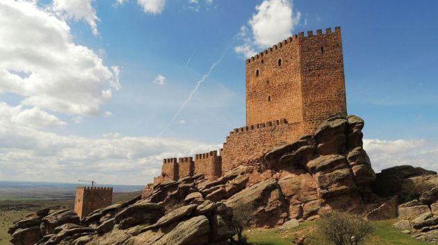 Castillo de Zafra, en Guadalajara. Castillo de Zafra, en Guadalajara.