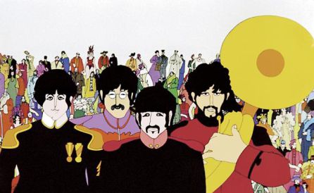 Los beatles versión cómic de animación. Los beatles versión cómic de animación.