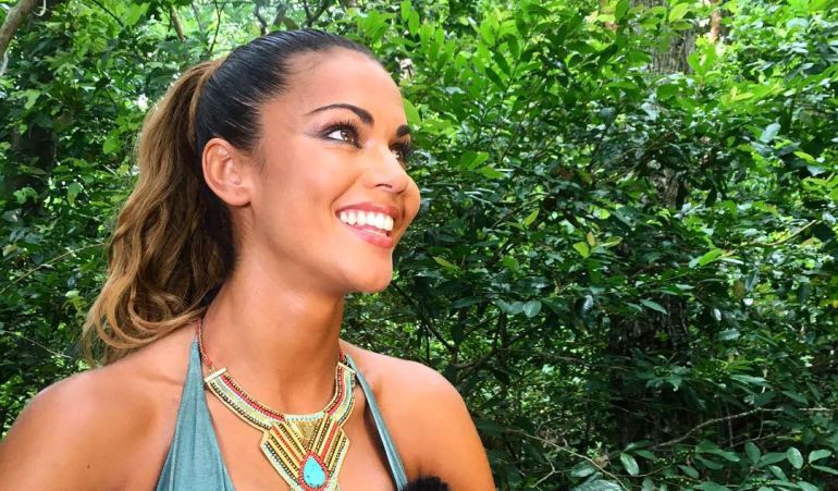 La presentadora de Supervivientes 2017, Lara Álvarez, en Honduras. La presentadora de Supervivientes 2017, Lara Álvarez, en Honduras.