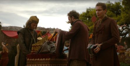 El grupo islandés durante la famosa boda entre Joffrey y Margaery. El grupo islandés durante la famosa boda entre Joffrey y Margaery.