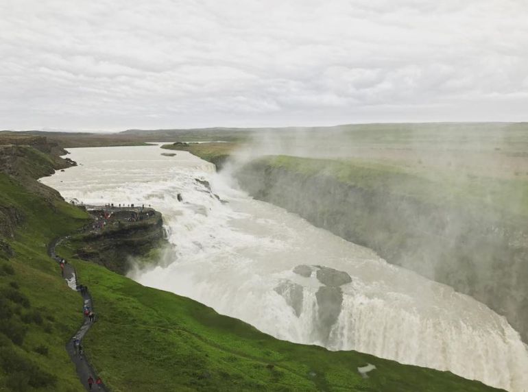 Gullfoss Waterfall. Gullfoss Waterfall.
