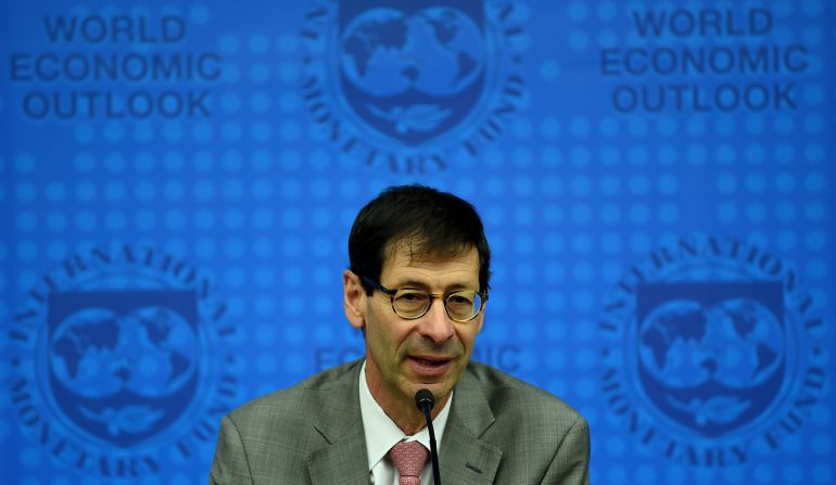 El economista jefe del FMI, Maurice Obstfeld. El economista jefe del FMI, Maurice Obstfeld.
