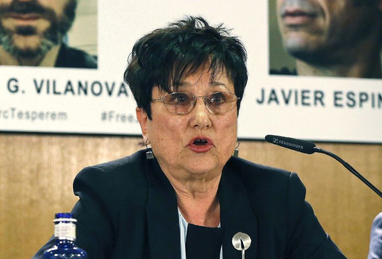 Fotografía de archivo del 6 de febrero de 2014 de la presidenta de Reporteros Sin Fronteras en España, Malén Aznárez, que ha fallecido en la Clínica La Concepción de Madrid a los 74 años, víctima de una enfermedad que padecía desde hace varios meses. Fotografía de archivo del 6 de febrero de 2014 de la presidenta de Reporteros Sin Fronteras en España, Malén Aznárez, que ha fallecido en la Clínica La Concepción de Madrid a los 74 años, víctima de una enfermedad que padecía desde hace varios meses.