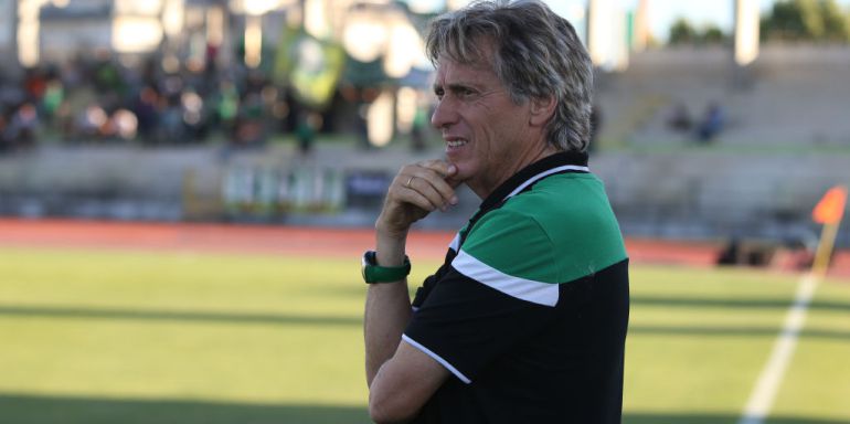 Jorge Jesus, en un partido de pretemporada del Sporting este verano Jorge Jesus, en un partido de pretemporada del Sporting este verano