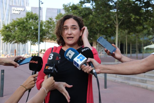 La alcaldesa de Barcelona, Ada Colau La alcaldesa de Barcelona, Ada Colau