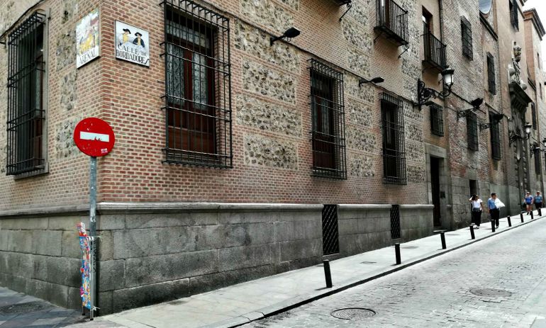Calle de Madrid donde la víctima subió al taxi Calle de Madrid donde la víctima subió al taxi