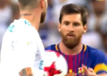 El feo gesto de Sergio Ramos que molestó a Messi