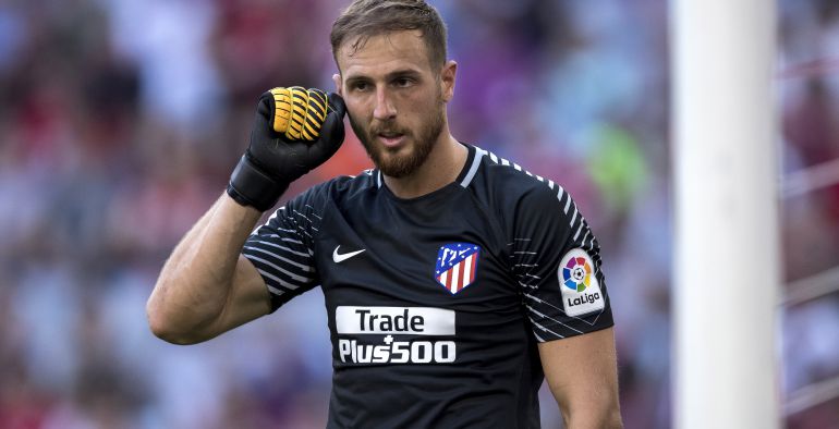 El guardameta del Atlético Jan Oblak. El guardameta del Atlético Jan Oblak.