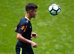 PORTO ALEGRE, BRAZIL - AUGUST 30: Philippe Coutinho takes part in a training session at the Arena do Gremio on August 30, 2017 in Porto Alegre, Brazil, ahead of their 2018 FIFA World Cup qualifier match against Ecuador on August 31. (Photo by Buda Mendes/Getty Images)