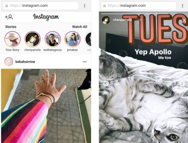 Instagram podrá consultarse desde la versión web. Instagram podrá consultarse desde la versión web.