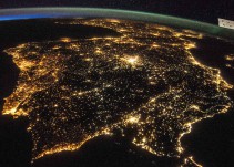 España, el mayor foco de contaminación lumínica de la UE