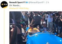 Fernando Alonso flirtea con Renault en Twitter