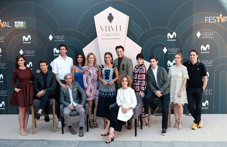 Los actores de la serie "Velvet" durante la presentación de la nueva temporada hoy en el Festival de Televisión de Vitoria TesTVal. Los actores de la serie "Velvet" durante la presentación de la nueva temporada hoy en el Festival de Televisión de Vitoria TesTVal.