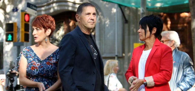 El portaveu d'EH Bildu, Arnaldo Otegi, al monument de Rafael Casanova, l'11 de setembre El portaveu d'EH Bildu, Arnaldo Otegi, al monument de Rafael Casanova, l'11 de setembre