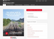 Un juez cierra la web oficial del referéndum y el Govern abre otras dos en minutos