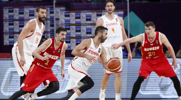 Juan Carlos Navarro, durante su último partido con la Selección Juan Carlos Navarro, durante su último partido con la Selección