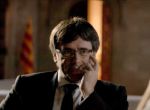 Puigdemont, durante la entrevista.