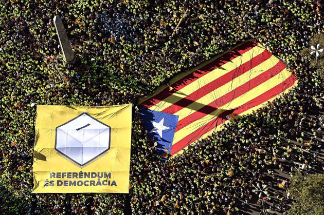 Momento de la Diada. Momento de la Diada.