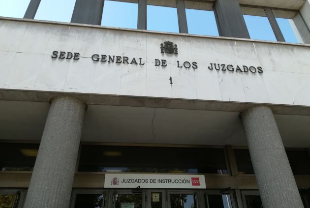 Los juzgados de Madrid esta mañana Los juzgados de Madrid esta mañana